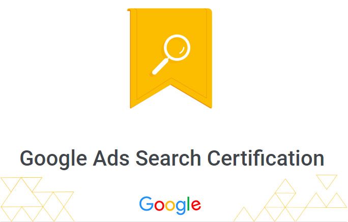 Сертификат Google Ads Marina Sharapova